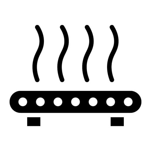 Print Bed Glyph Icon | Additive Maufacturing