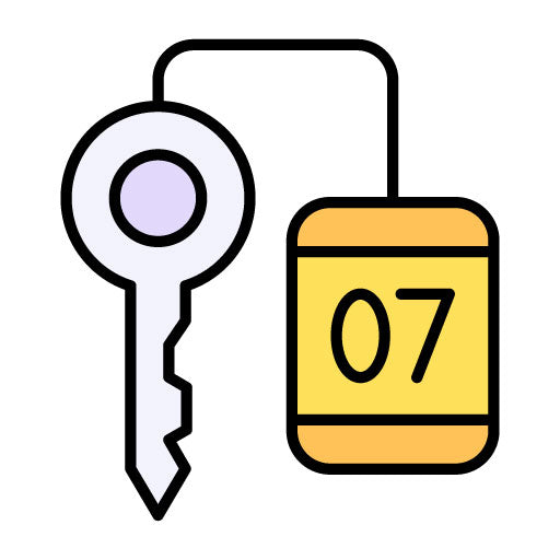 Room Key Filled Icon