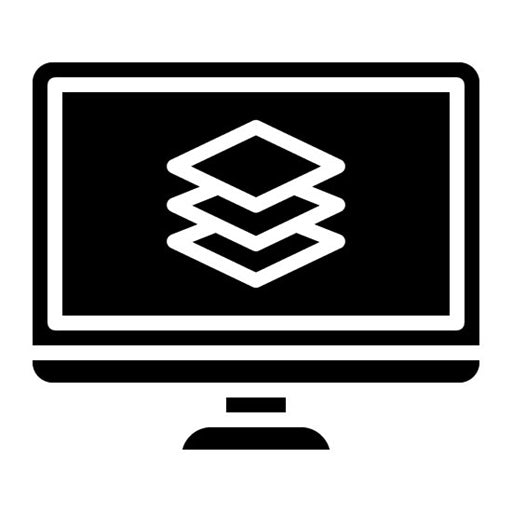 Slicer Software Glyph Icon