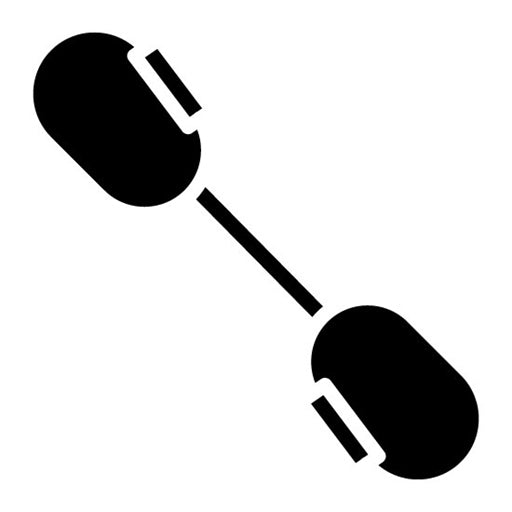 Climbing Clip Glyph Icon