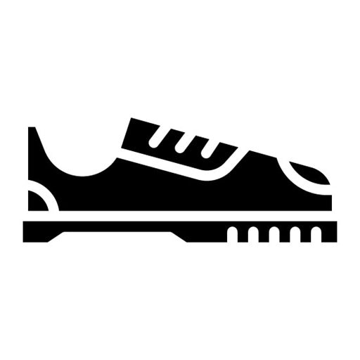 Climbing Shoes Glyph Icon