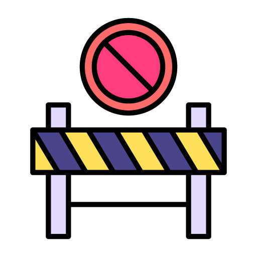 Restricted Area Filled Icon