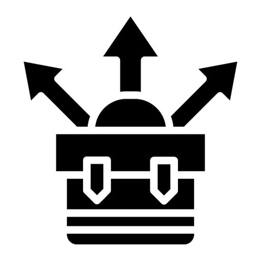Career Counseling Glyph Icon