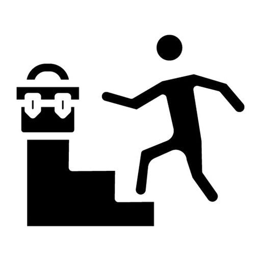 Career Path Glyph Icon | Job Fair
