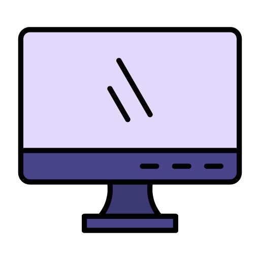 TV Monitor Filled Icon