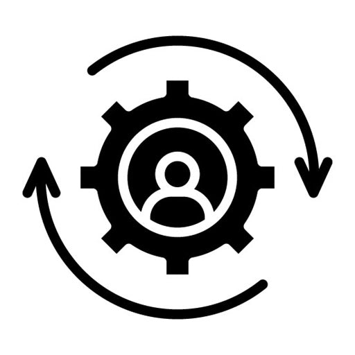 Change Management Glyph Icon | Business Risks