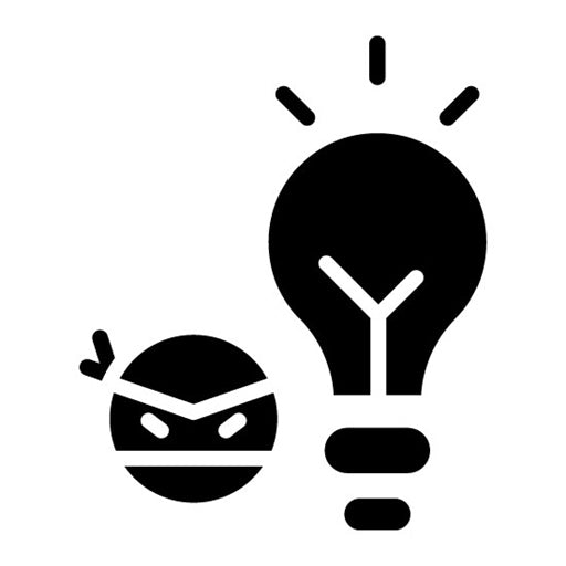 Intellectual Property Theft Glyph Icon