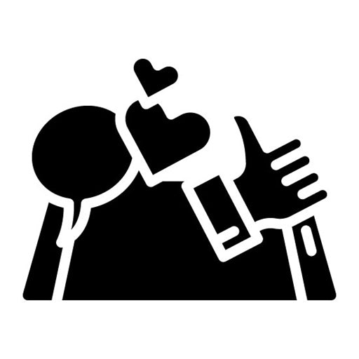 Social Media Backlash Glyph Icon
