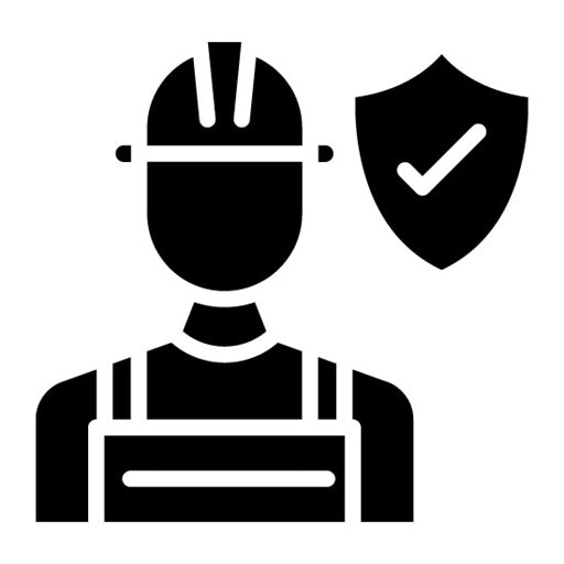 Workplace Safety Glyph Icon