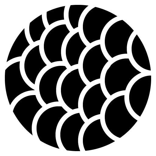 Fish Scales Glyph Icon