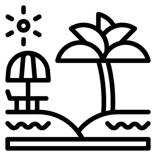 Beach Icon | Sun Protection
