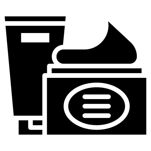 Cream Glyph Icon | Sun Protection