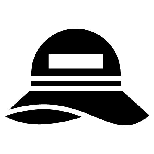 Sun Hat Glyph Icon | Sun Protection