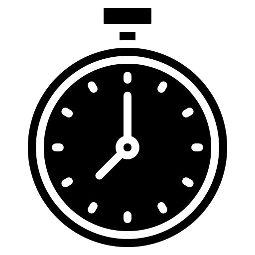 Timer Glyph Icon | Sun Protection