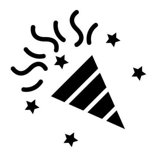 Celebrations Glyph Icon