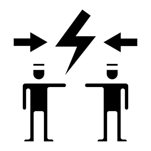 Conflict Resolution Glyph Icon | Organization