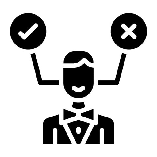 Decision Making Glyph Icon | Organization