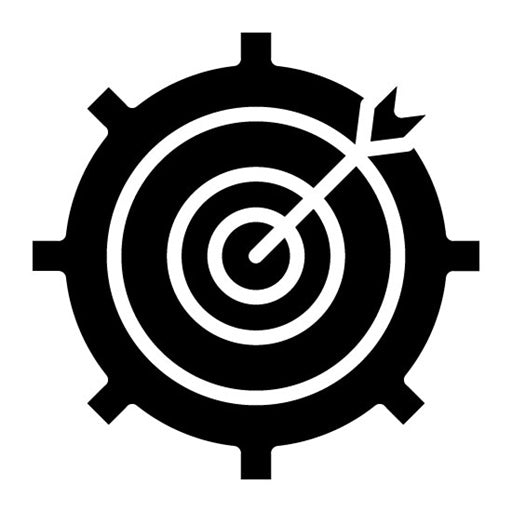 Goal Setting Glyph Icon | Organization