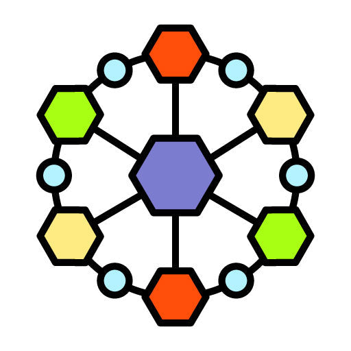 Molecule Filled Icon