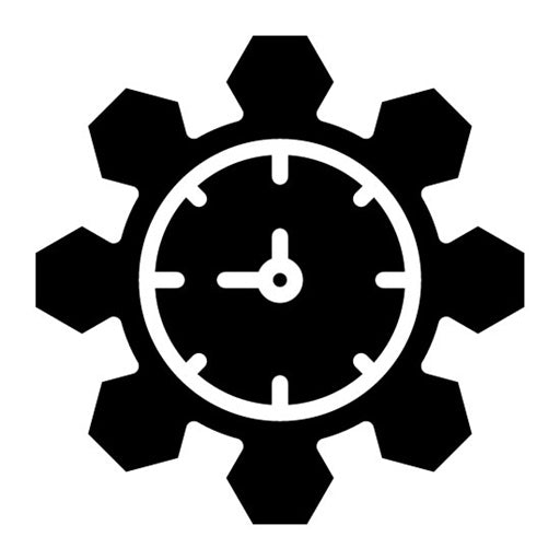 Time Management Glyph Icon | Organization