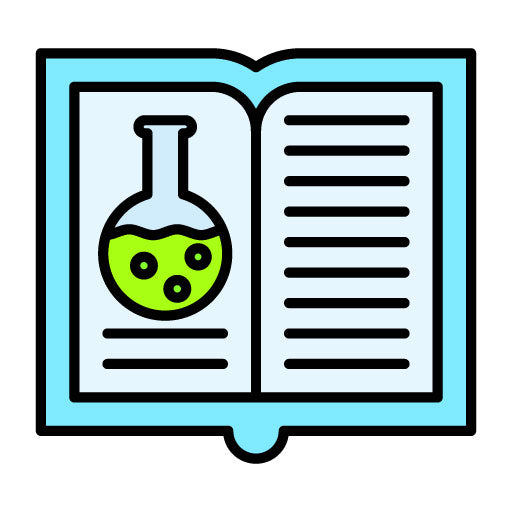 Chemistry Open Book Filled Icon