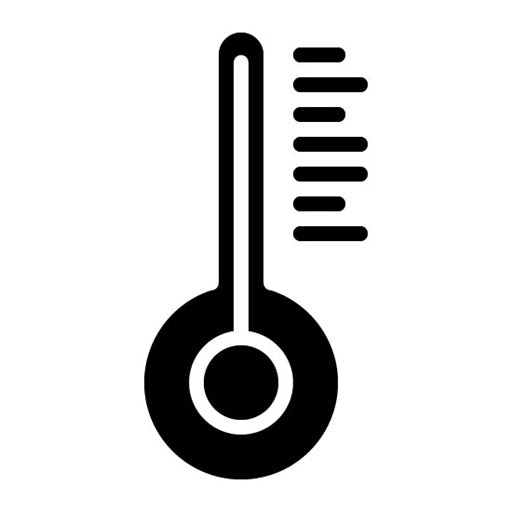Thermometer Glyph Icon | Tuberculosis