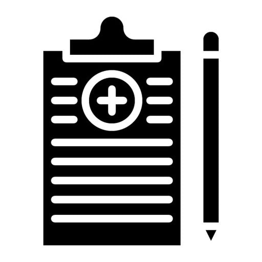 Treatment Plan Glyph Icon