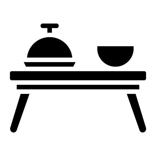 Breakfast Tray Glyph Icon
