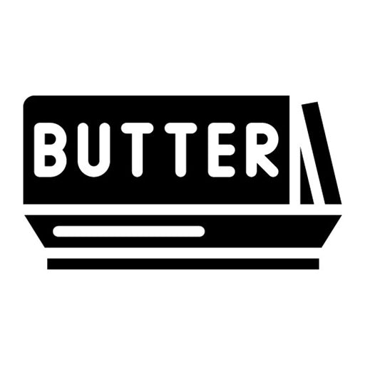 Butter Glyph Icon | Brunch