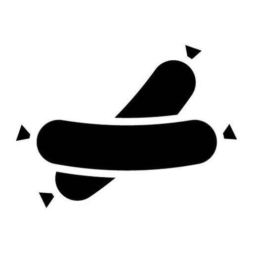 Sausage Link Glyph Icon