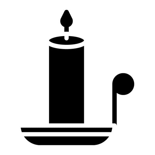 Candle Glyph Icon | Islamic New Year