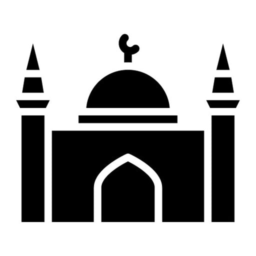 Islamic Architecture Glyph Icon
