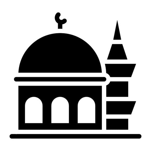 Mosque Glyph Icon | Islamic New Year