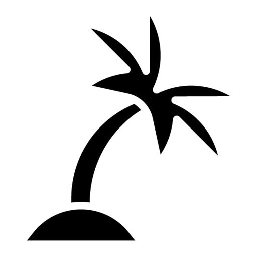Palm Tree Glyph Icon | Islamic New Year