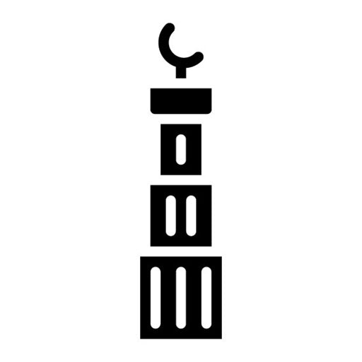 Prayer Tower Glyph Icon