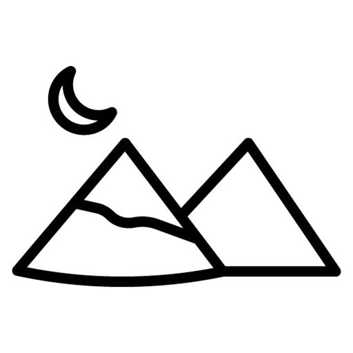 Sand Dunes Icon | Islamic New Year