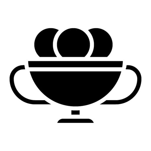 Traditional Arabic Sweets Glyph Icon