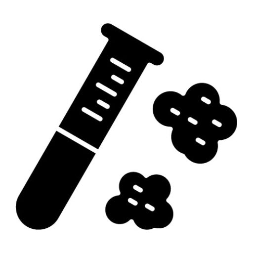 Chemical Reaction Glyph Icon | Chemistry