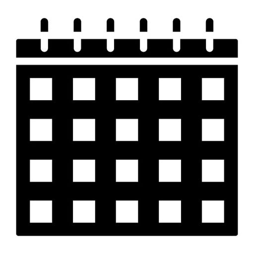 Calendar Glyph Icon | Business Meeting