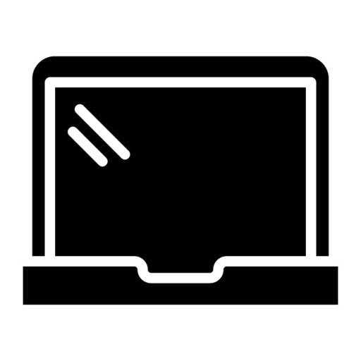 Laptop Glyph Icon | Business Meeting