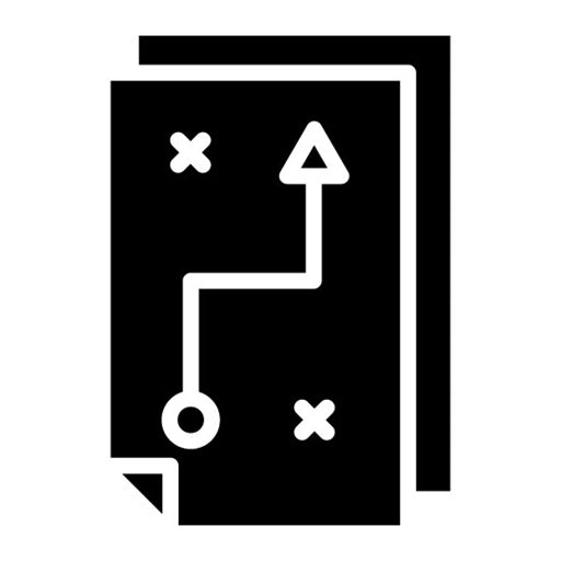 Strategy Glyph Icon | Business Meeting