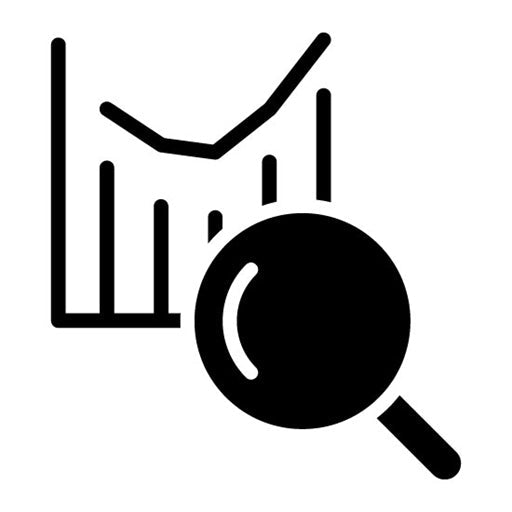 Analysis Glyph Icon | Thought Leadership