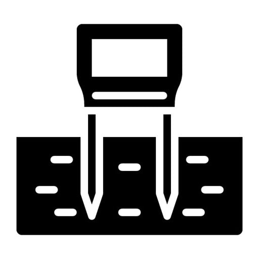 Moisture Sensor Glyph Icon