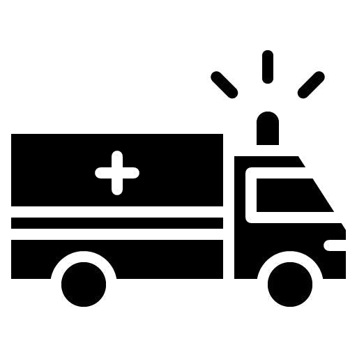 Ambulance Glyph Icon | Physical Wellbeing