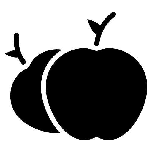 Apple Glyph Icon | Physical Wellbeing