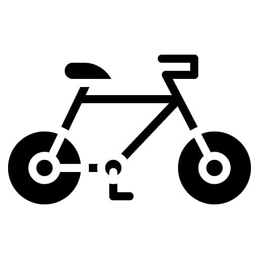 Bicycle Glyph Icon | Physical Wellbeing