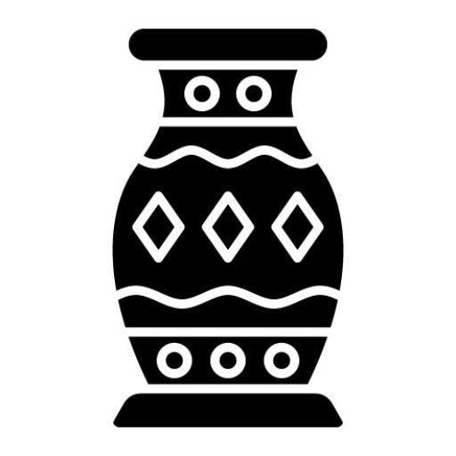 Vase Glyph Icon