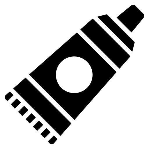 Toothpaste Glyph Icon | Physical Wellbeing