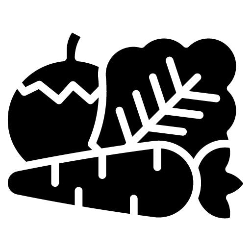 Vegetables Glyph Icon | Physical Wellbeing