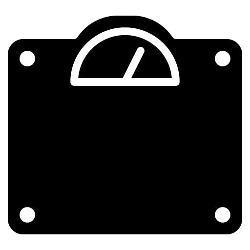 Weight Scale Glyph Icon | Physical Wellbeing
